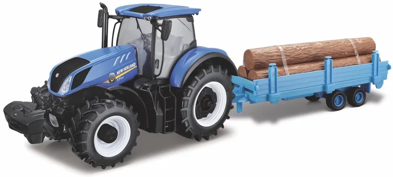 New Holland T7.315 - Modelauto - Schaal 1:32 de Bburago en Bleu – photo du produit