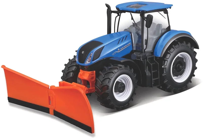 New Holland T7.315 - Modelauto - Schaal 1:32 fra Bburago i Blå, Orange – produktbillede