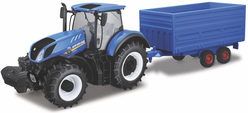 New Holland T7Hd - Modelauto - Schaal 1:32 by Bburago in Blue – product photo