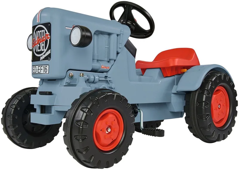 Trettraktor Eicher Diesel ED 16, BxTxH: 46x54x88 cm von BIG in Blau, Rot – Produktfoto 3 von 5