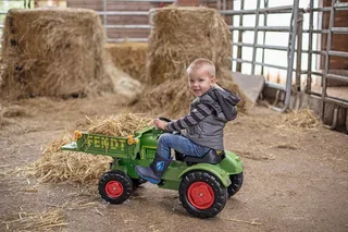 Trettraktor Fendt Geräteträger, BxTxH: 46x54x102 cm de BIG en Vert – photo du produit 4 sur 4