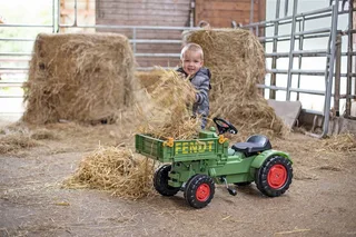 Trettraktor Fendt Geräteträger, BxTxH: 46x54x102 cm de BIG en Vert – photo du produit 2 sur 4