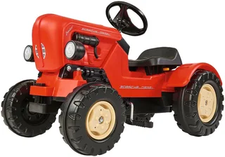Trettraktor Porsche Diesel-Junior, BxTxH: 46x54x88 cm från BIG i Röd, Svart – produktbild 4 av 4