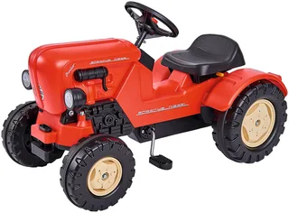 Trettraktor Porsche Diesel-Junior, BxTxH: 46x54x88 cm från BIG i Röd, Svart – produktbild 1 av 4