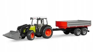 Claas Nectis 267 F mit Frontlader und Bordwandanhänger – 02112 · 1:16 von Bruder – Produktfoto 1 von 4