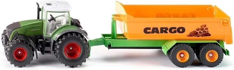 Fendt mit Hakenliftfahrgestell und Mulde – 1989 von Siku – Produktfoto