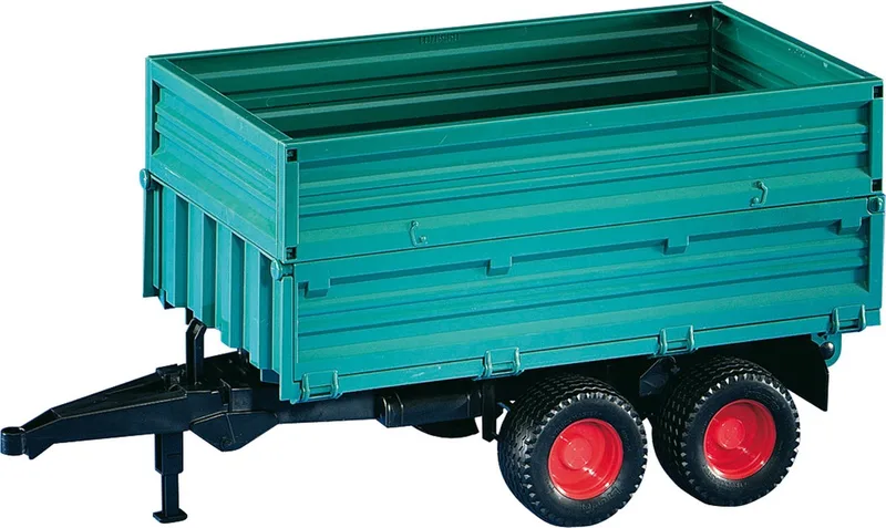 Tandemaxle tipping trailer with removeable top – 02010 · 1:16 från Bruder – produktbild 1 av 4