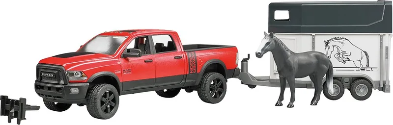 RAM 2500 Power Wagon avec van pour chevaux – 02501 · 1:16 de Bruder – photo du produit