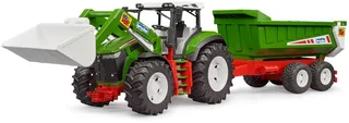 ROADMAX tracteur avec chargeur avant et remorque basculante – 03452 de Bruder – photo du produit 1 sur 5