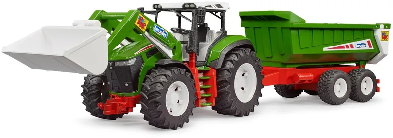 ROADMAX tracteur avec chargeur avant et remorque basculante – 03452 de Bruder – photo du produit 1 sur 5