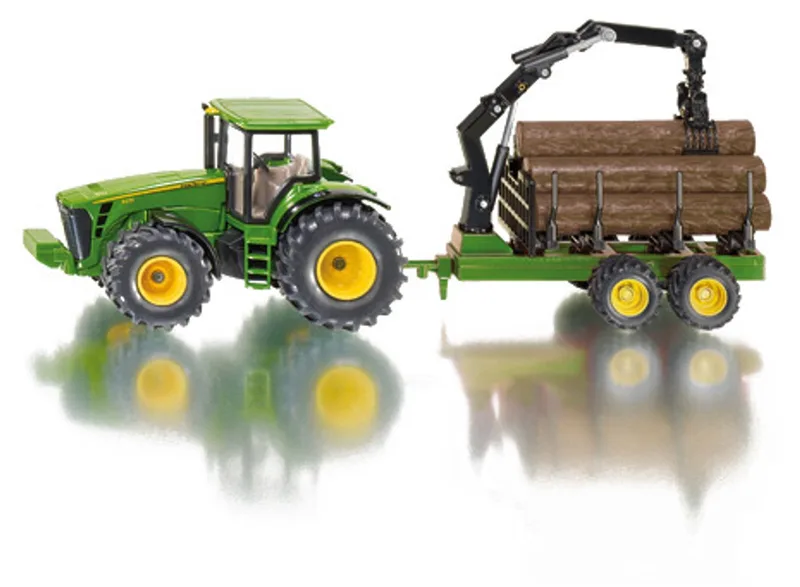 Tractor woth forestry trailer – 1954 fra Siku – produktbillede