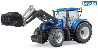 New Holland T7.315 with slip-on front loader – 03121 · 1:16 fra Bruder – produktbillede 1 af 4