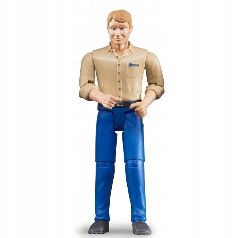 Boer-beeldje 60006 - schaal 1:16, beweegbare ledematen från Bruder – produktbild