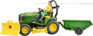 John Deere Mit Anhänger Und Gärtner von Bruder – Produktfoto 1 von 4