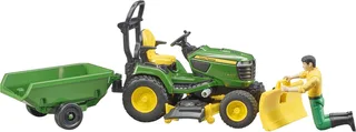John Deere Mit Anhänger Und Gärtner von Bruder – Produktfoto 3 von 4