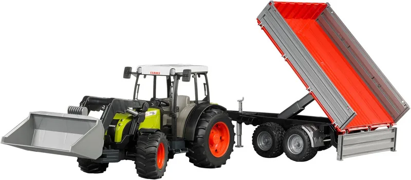 Claas Nectis 267 F mit Frontlader und Bordwandanhänger – 02112 · 1:16 von Bruder – Produktfoto 2 von 4