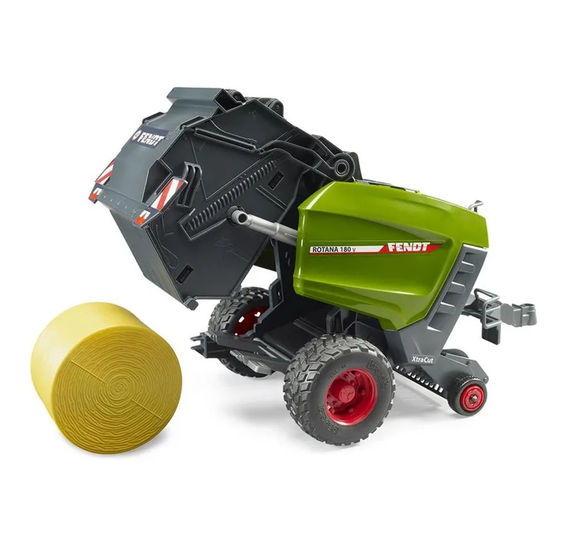 Fendt Toy Baler Rotana 180V Tractor Farm fra Bruder i Grøn – produktbillede 4 af 5