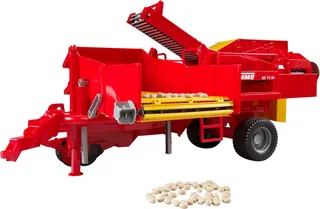Grimme SE 75-30 Kartoffelvollernter mit 80 Kartoffelimitaten – 02130 · 1:16 von Bruder – Produktfoto 3 von 5