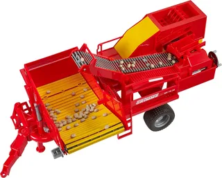 Grimme SE 75-30 Kartoffelvollernter mit 80 Kartoffelimitaten – 02130 · 1:16 von Bruder – Produktfoto 5 von 5