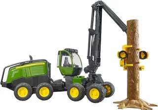 John Deere 1270G Harvester mit 1 Baumstamm – 02135 · 1:16 von Bruder – Produktfoto 4 von 5