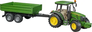 John Deere 5115 M mit Bordwandanhänger – 02108 · 1:16 von Bruder – Produktfoto 5 von 5