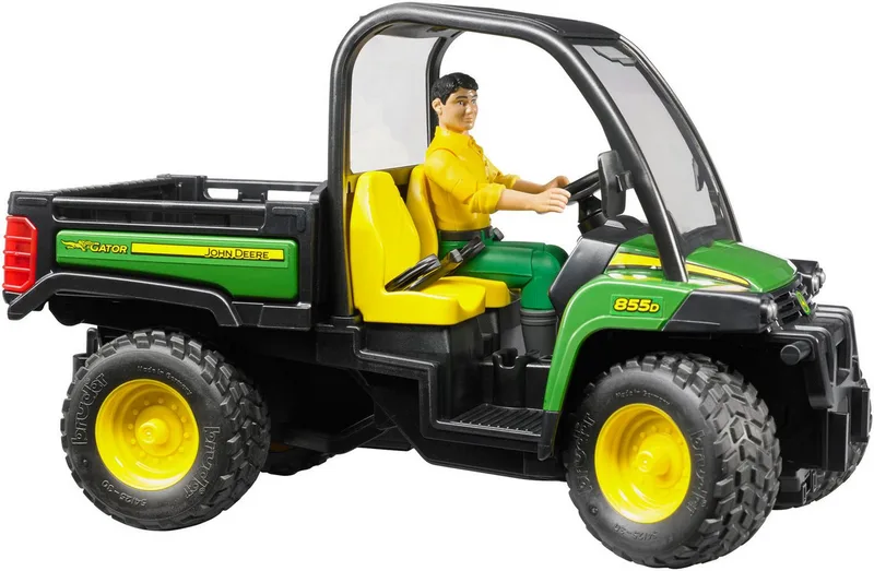 John Deere Gator XUV 855D mit Fahrer – 02490 · 1:16 von Bruder – Produktfoto 4 von 5