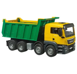 MAN TGS Kipp-LKW Spielzeug von Bruder in Grün – Produktfoto 2 von 5