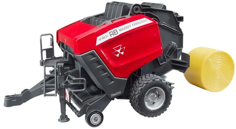 Presse à balles jouet Massey Ferguson RB 4180V tracteur de Bruder en Rouge – photo du produit