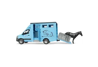 MB Sprinter Tiertransporter mit 1 Pferd – 02674 · 1:16 von Bruder – Produktfoto 5 von 5