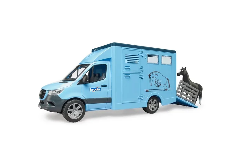 MB Sprinter Tiertransporter mit 1 Pferd – 02674 · 1:16 von Bruder – Produktfoto 3 von 5