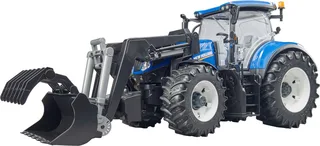 New Holland T7.315 with slip-on front loader – 03121 · 1:16 fra Bruder – produktbillede 2 af 4