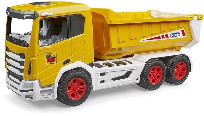 ROADMAX Tipper truck von Bruder in Gelb – Produktfoto