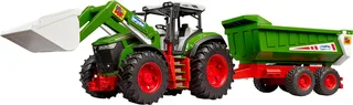 ROADMAX tracteur avec chargeur avant et remorque basculante – 03452 de Bruder – photo du produit 2 sur 5