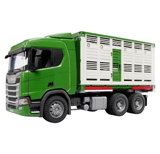 Scania Super 560R Tiertransport-LKW with 1 Rind – 03548 · 1:16 by Bruder – product photo 3 of 5
