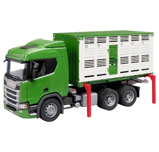 Scania Super 560R Tiertransport-LKW with 1 Rind – 03548 · 1:16 by Bruder – product photo 4 of 5