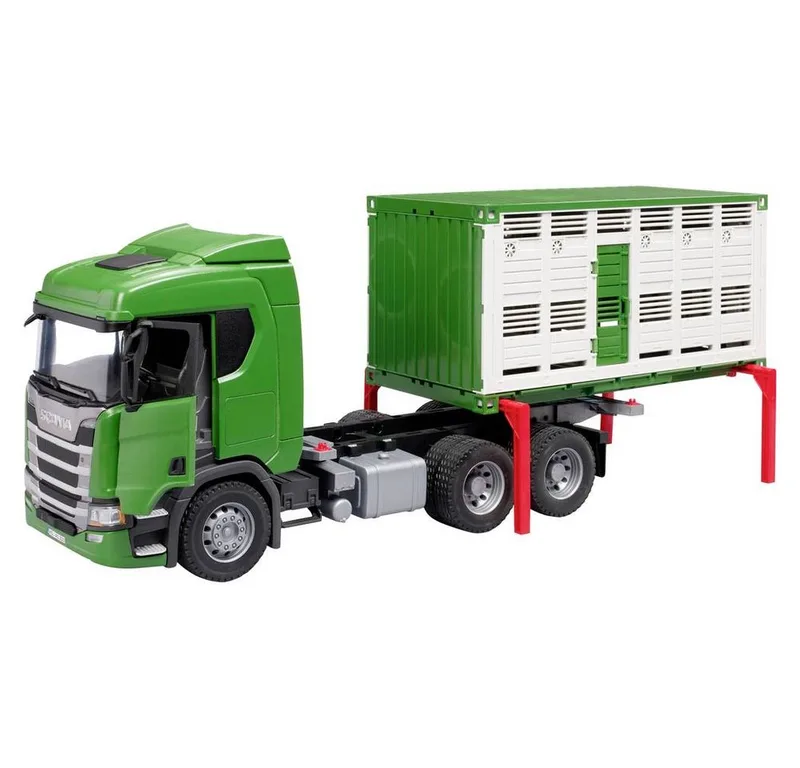 Scania Super 560R Tiertransport-LKW with 1 Rind – 03548 · 1:16 by Bruder – product photo 5 of 5