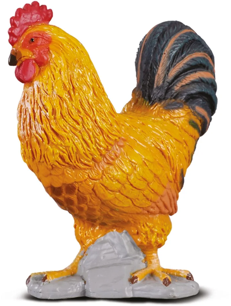 Boerderijdieren (S): HAAN 4.8x3.3x5.8cm de Collecta en Multicolore – photo du produit