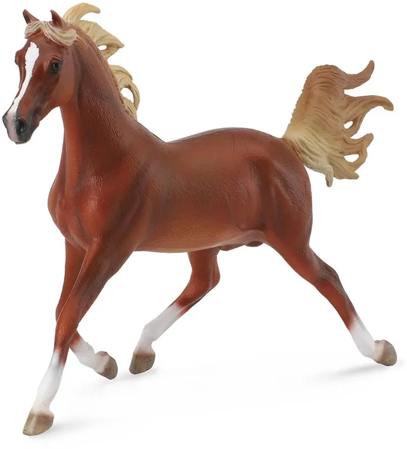 Figurine - Arabische Hengst - 1:12 von Collecta in Braun – Produktfoto