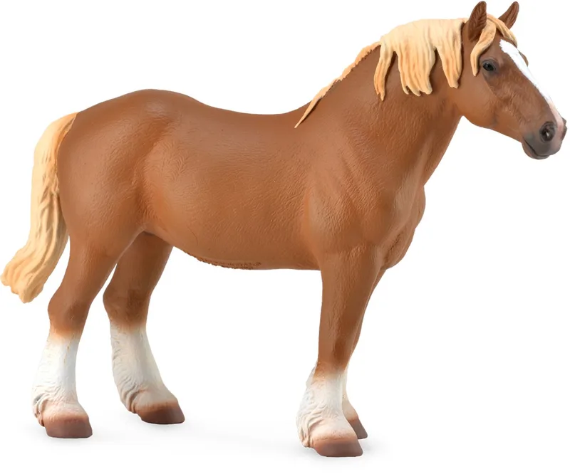 Figurine - Belgisch Trekpaard Merrie by Collecta in Brown – product photo