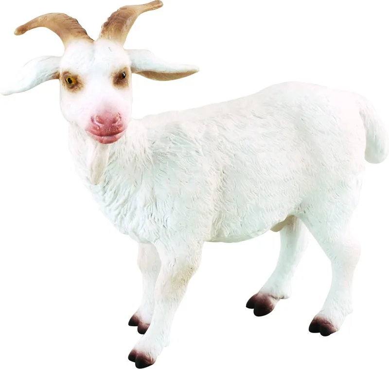 Figurine - Bok - (M) - Boerderijdieren - Handgeschilderd - Miniatuur von Collecta in Weiß – Produktfoto