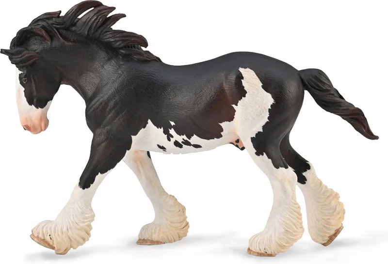 Figurine - Clydesdale Hengst - 1:20 - Paarden - Handgeschilderd - Miniatuur by Collecta in Black – product photo