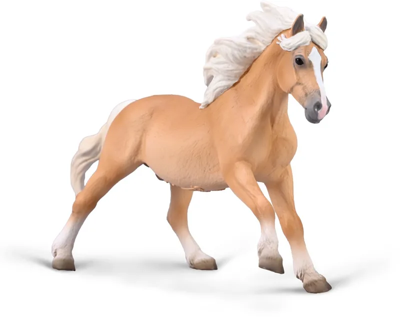 Figurine - Haflinger Hengst - (Xl) - Paarden - Handgeschilderd - Miniatuur de Collecta en Marron – photo du produit
