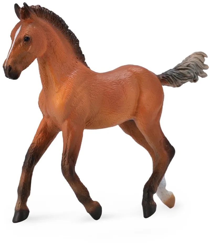 Figurine - Hannoveraan Veulen - (M) de Collecta en Marron – photo du produit