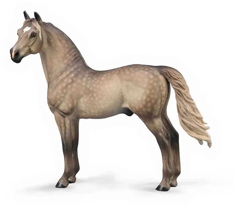 Figurine - Morgan Hengst - 1:20 - Paarden - Handgeschilderd - Miniatuur von Collecta in Grau – Produktfoto