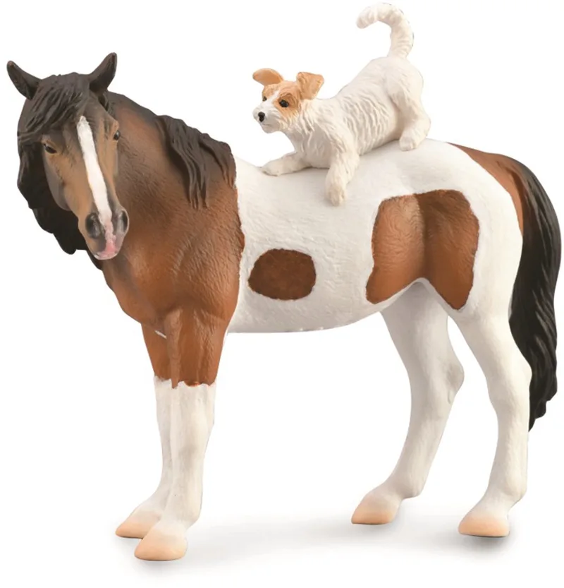 Jument 1:20 Et Figurine Terrier M de Collecta en Marron – photo du produit