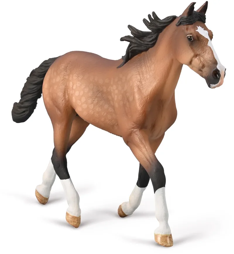 Figurine - Standardbred Hengst - (Xl) - Paarden - Handgeschilderd - Miniatuur by Collecta in Brown – product photo