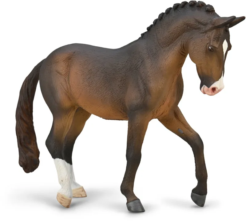 Figurine - Trakehner Hengst Donkerbruin - (Xl) - Paarden - Handgeschilderd - Miniatuur von Collecta in Mehrfarbig – Produktfoto