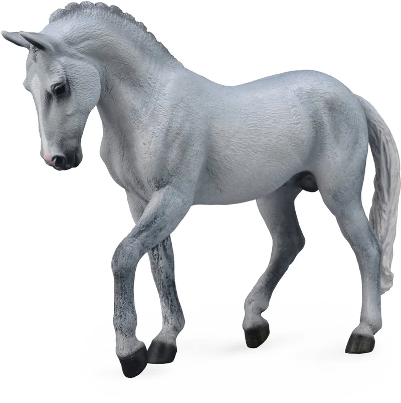 Figurine - Trakehner Hengst Grijs - (Xl) - Paarden - Handgeschilderd - Miniatuur von Collecta in Grau – Produktfoto