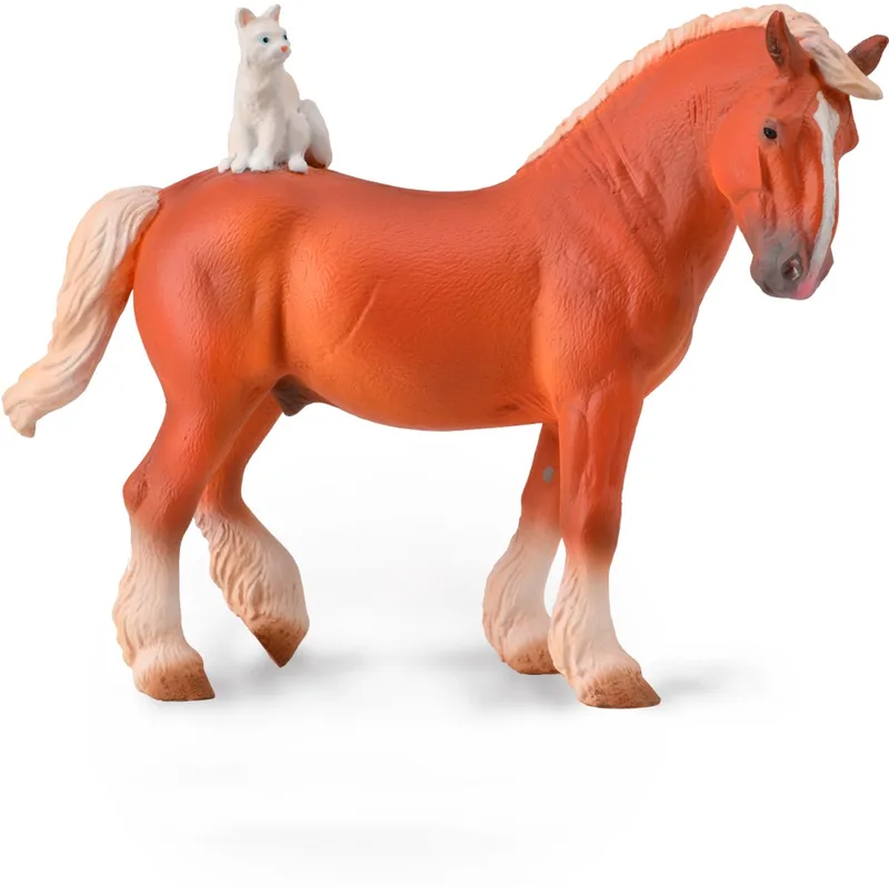 Katt Skjuter Häst över Figur von Collecta in Braun – Produktfoto