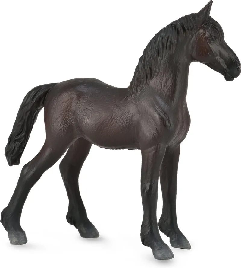 Paarden (M): FRIES VEULEN ZWART 11x10.8cm by Collecta in Black – product photo
